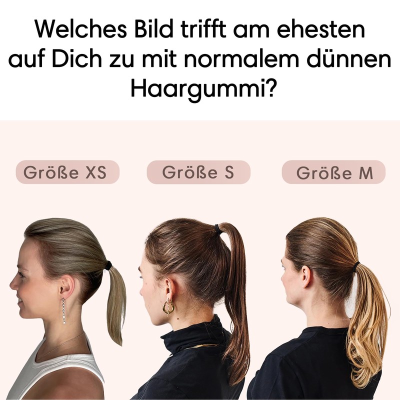 Volummi Hair Scrunchie, Innovative Ponytail Scrunchie for Visibly More Volume