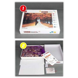 PigBangbang,Intellectiv Games Photomosaic Jigsaw Puzzle Basswood in a Box 500 Piece 20.6 X 15.1'' Famous Paintings Home Decoration-Ponte Vecchio Reflection