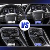 MACHSWON Car Steering Wheel Shift Paddle Extension Kit Silver with