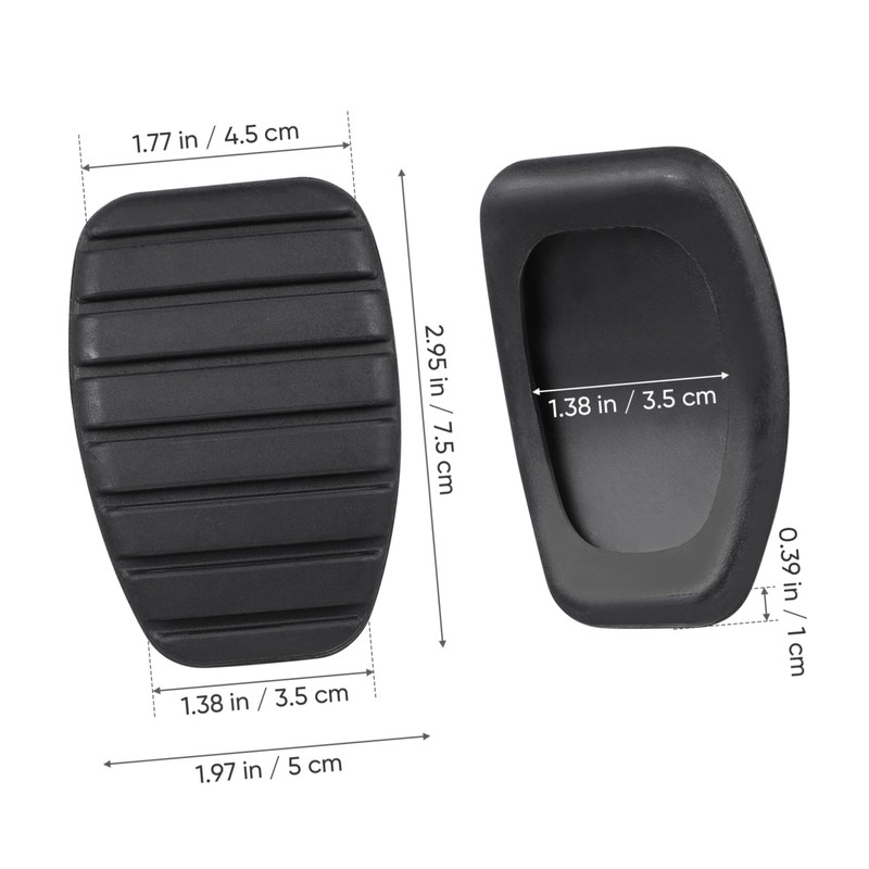 Mikinona Protective Cover for Car Pedal Brake Pad Replacement Rubber