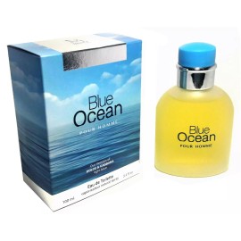 Blue Ocean Cologne for Men EDT 3.4 oz. Inspired By Light Blue Spray Fragrance