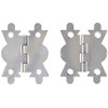 Merriway BH06197 (4 Pcs) Butterfly Hinge Chrome Plated 50mm -