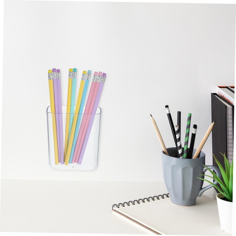 SEWACC Wooden Makeup Organizer Cute Pencil Holder Highlighter Cute Pencil