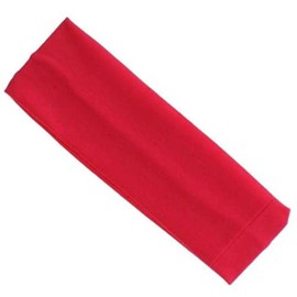 Topkids Accessories Yoga Headband Head Band Kylie Hairband Hair Band Hair Bandeau Stretchy Elastic Gym Sports Fabric For Women, Men and Boys, Girls (7cm / 2.7", Hot Pink)