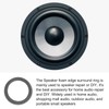 Rebower Speaker Foam Edge Surround Rings Rubber Perforated Subwoofer Rings