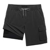 MaaMgic Mens Swim Trunks 9'' Compression Liner 2 in 1