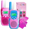 Waka Waka Walkie Talkies for Kids (2 Pack, Pink and