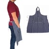 Pinochukka Durable Chef's Apron with Double Pockets, Adjustable Polyester Straps