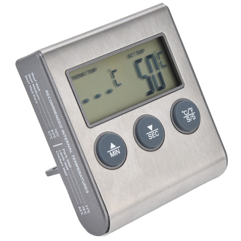 Digital Touchscreen Food Thermometers High Accuracy Waterproof Portable Meat Thermometers