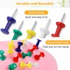 JIANTA Multicoloured Drawing Nails, 600 Pieces in 6 Colours, Creative,