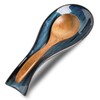 Tikooere Ceramic Spoon Rest for Stove Top,Large 8.7 Inch Spoon