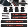 12PC Door Sill Scuff Cover Stickers For Tacoma Handle Bowl