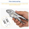 SRIAOO（10-Pack) For 4052ZR Locking C-Clamp Spring Replacement Compatible with Vise