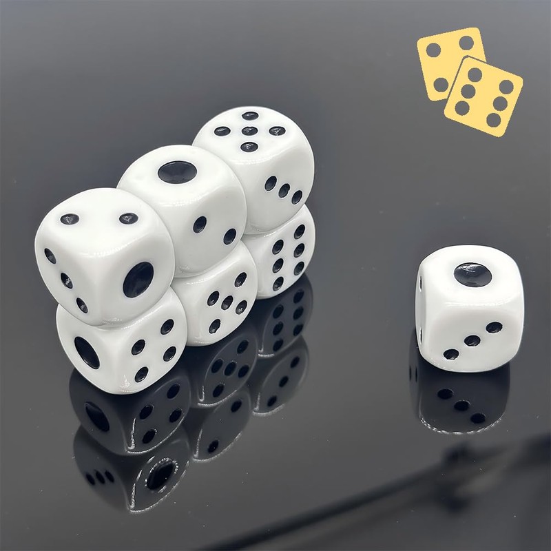 Large Dice Dice Easy to Read 22mm x 22mm Dice