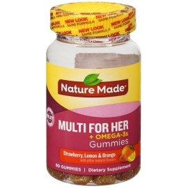 Nature Made MULTI OMEGA-3 HER GUMMIES 80CT NAT MADE