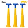 FUN FAN LINE - Pack x3 Plastic Trumpets/Vuvuzela stadium horn