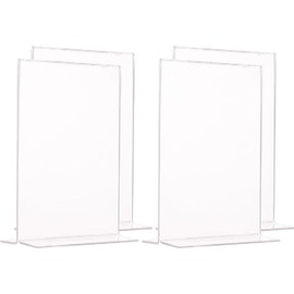 Sigel Table Stand Straight on Both Sides Transparent Acrylic Other Sizes Available