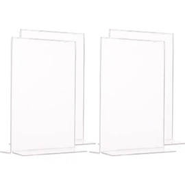 Sigel Table Stand Straight on Both Sides Transparent Acrylic Other Sizes Available
