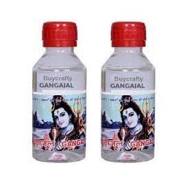 Gangajal Holy Water Ganga jal Hawan Item Pooja jal 100 ml Pack of 2