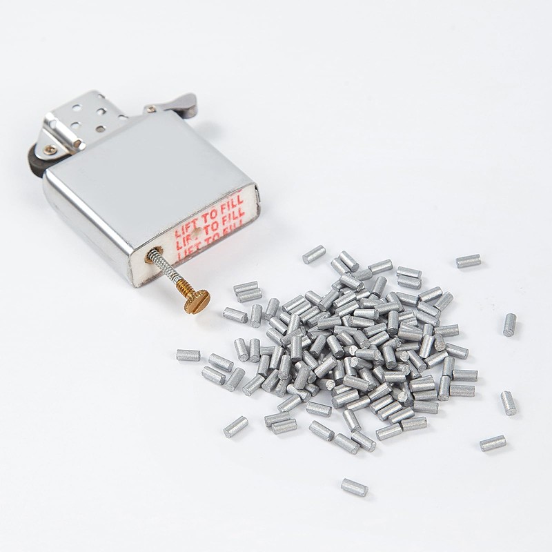 500Pcs Silver Flint Refills for Lighter, Replacement Flints for Lighters,