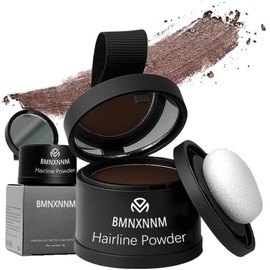 2 Piezas Hairline Powder,Root Touch Up Powder,Resistente al Agua y al Sudor,Cubre Rápidamente el Contorno del Cabello Sombra,Retocador De Raices para Mujer y Hombres,Polvo para Retocar Cuero Cabelludo