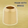 Needzo Solid Brass Follower for Altar Candles, Catholic Church Supplies,