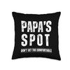 Papa’s Funny Grandpa’s Spot Throw Pillow
