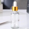 2 Pcs 50ml Clear Eye Dropper Bottles for Essential Oils