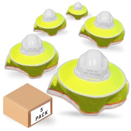 KwikSafety - Charlotte, NC - LORD VADER Hard Hat Sun Shade [5 PACK] ANSI OSHA Hi Vis Cooling Mesh Reflective FULL BRIM Foldable Hi Vis Neck Protection Construction Helmet Sun Shield
