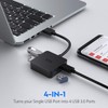 ICZI Mini Square USB 3.0 Hub, Extra-Light 4 Ports for
