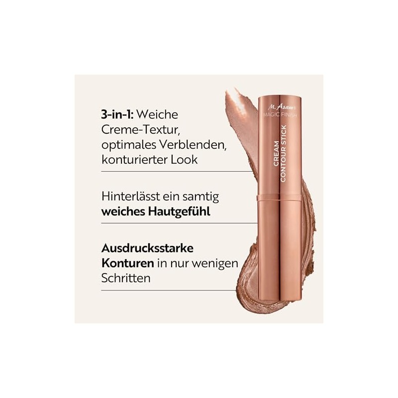M. Asam Magic Finish Cream Contour Stick Light Medium (8