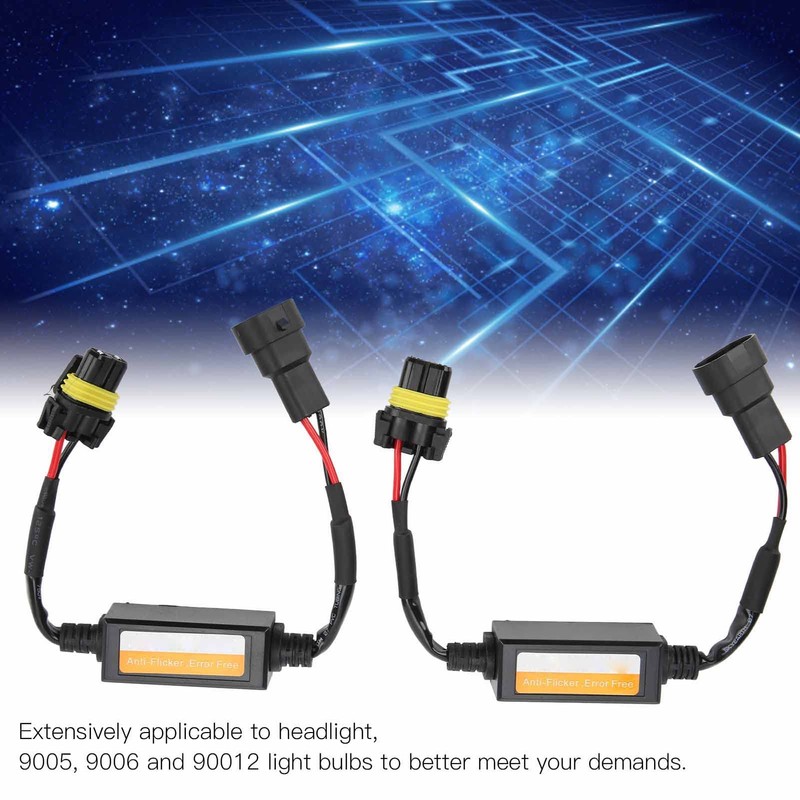 Saluaqui Kit de Resistencia LED de 2 Piezas, 9005 9006