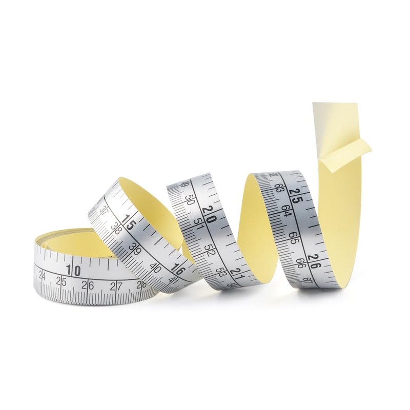 WIN TAPE Workbench Ruler Adhesive Backed Tape Measure -30 Inch