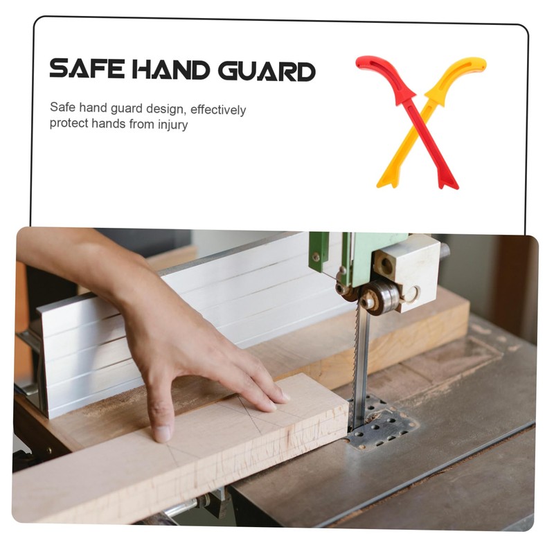 Operitacx 2pcs Push Stick for Router Red Yellow Woodworking Accessories