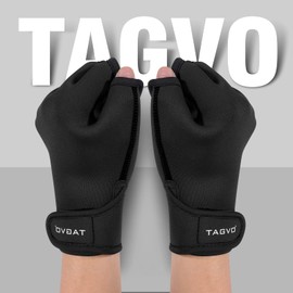 Tagvo Aquatic Gloves for Helping Upper Body Resistance, Webbed Swim Gloves with Strap, Well Stitching, No Fading, Sizes for Men Women Adult Children Aquatic Fitness Water Resistance Training