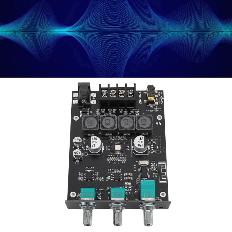 Bluetooth Amplifier Board, Tpa3116d2 Bluetooth Receiver Stereo Sound Digital Amplifier