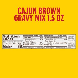 Louisiana Fish Fry Products Brown Gravy Mix, 1.5 oz (Pack of 12)