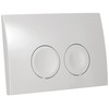 Geberit Delta21 115125111 Actuator Plate for 2-Type Flushes White