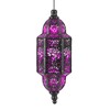 Moroccan Style Solar Lantern（Purple）