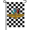 Indy decorations Motor Race Garden Flag 12x18 Inch, Garden Flags