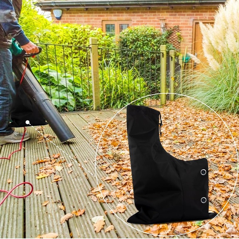 WeddHuis Leaf Vacuum Collector Bag Waterproof Breathable Oxford Zipper Garden