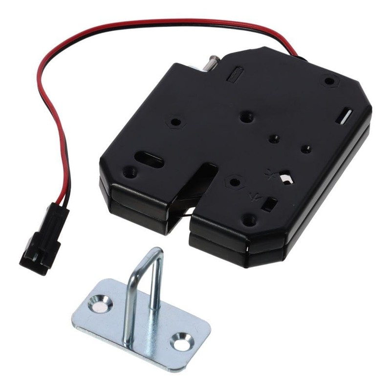SSHHUI DC 12V 2A Electric Latch Lock, Cabinet Electromagnetic Lock,