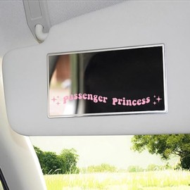 PentaPrinting Warehouse Passenger Princess Sticker Decal Waterproof Vinyl for Windows Cars Vanity Mirror Bumper Sticker 5 inches (Pink)