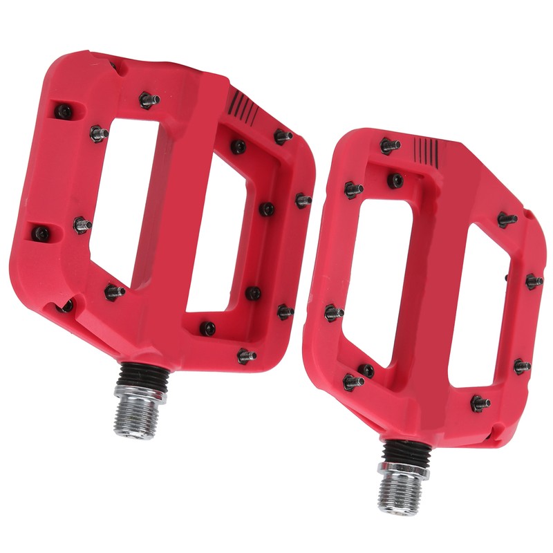 Enlee 2pcs Mountain Bike Pedals NonSlip Nylon Fiber Lightweight Bicycle
