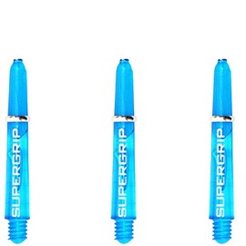 3 Dart Shafts Hallows Super Grip Aqua Short