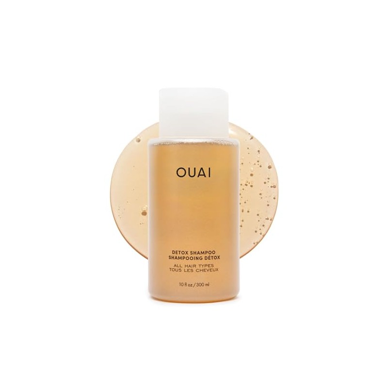 OUAI Detox Shampoo, Clarifying Cleanse for Dirt, Oil, Product and