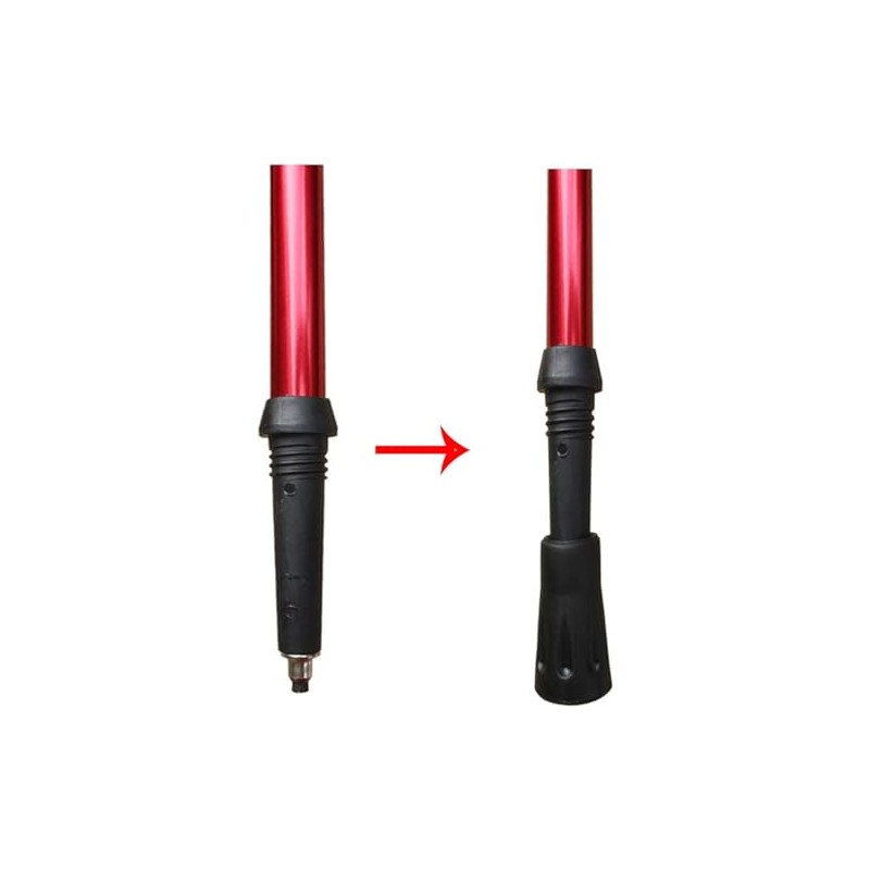 LALOCAPEYO 10PCS Wear Resisting Trekking Pole Tip Accessories Hiking Pole