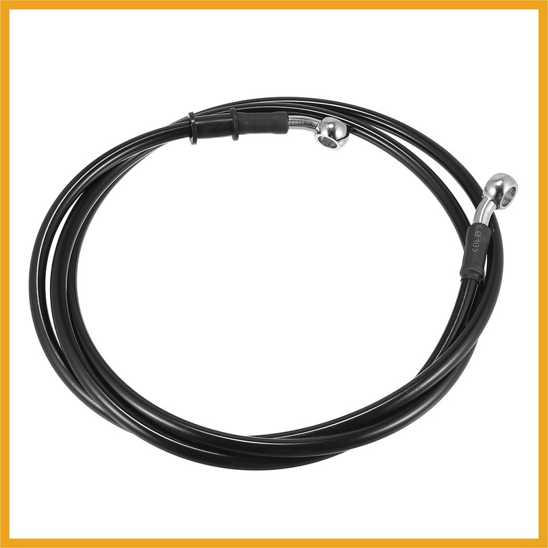 Partuto 170cm 66.93" Motorcycle Braided Brake Clutch Oil Hoses Pipe