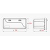 DAKEN Blackit Drawbar Box 2 - 550 x 250 x