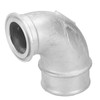 90 Degree Turbo Intake Elbow Air Transfer Pipe with Clamp